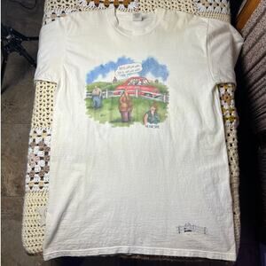 80s Far Side cartoon tee yakity yak